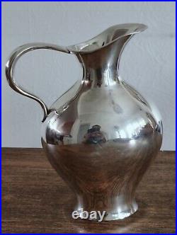 Wilkens Argent STERLING 925 ORFÈVRE G. L. PICHET, BROC, VERSEUSE, Carafe ART DÉCO